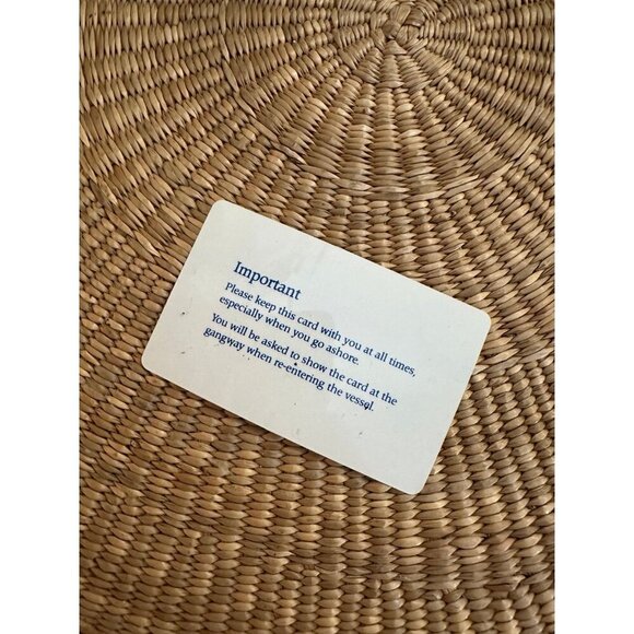 Vintage 1987 Royal Caribbean Nordic Prince Cruise Card - Picture 5 of 7